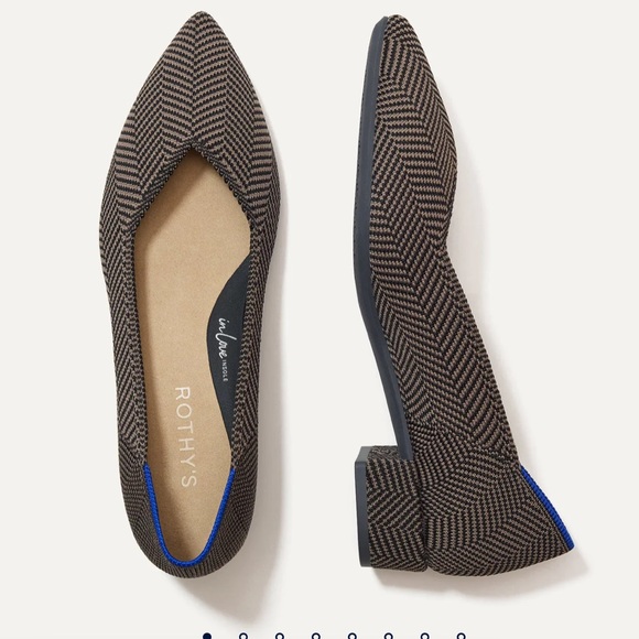 Rothy's Shoes - ROTHY’S The High Point in Sparrow Herringbone